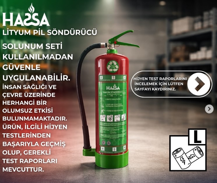 HASSA Lityum Pil Söndürücü